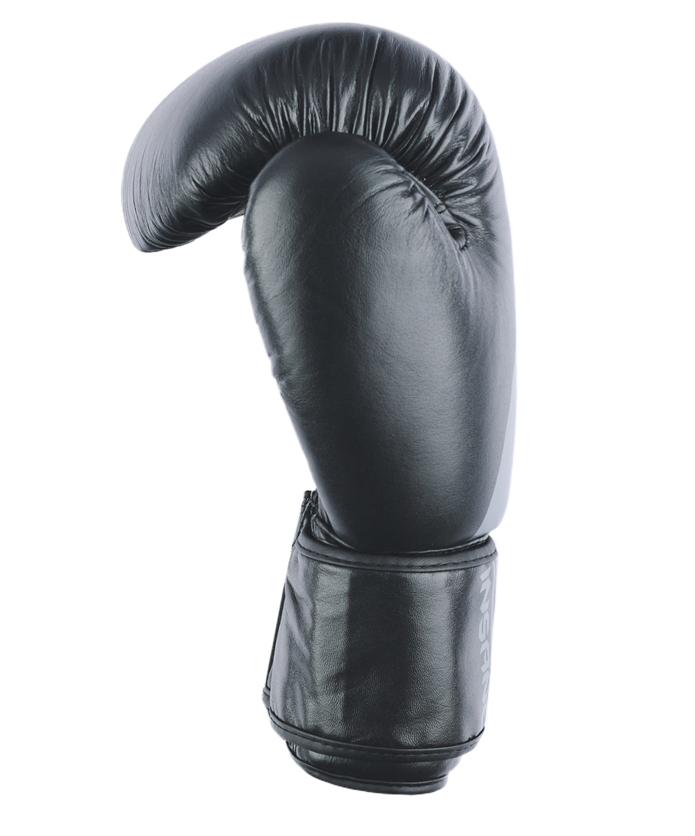 Перчатки боксерские ARES, кожа, черный, 12 oz