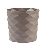 Кашпо "Диамант" (0,5л) с дренажной вставкой Цв. Мокачино