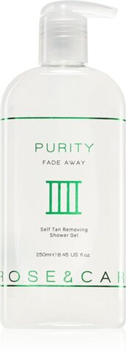 Rose & Caramel Purity - гель для душа для удаления средств для автозагара /   250  ml  / GTIN 5060734420197