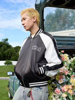 Бомбер HARSHandCRUEL "Atlanta Flow" Track Varsity Jacket