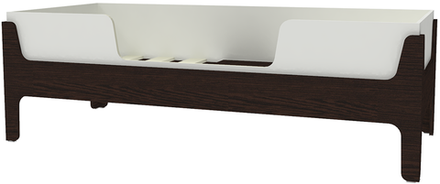 Кровать односпальная КарИВи Лотос  Венге Белый