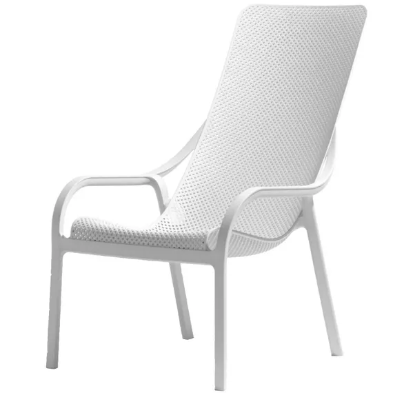 Уличное кресло Net Lounge белое