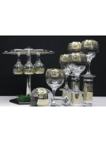 Барный набор 18 предметный с фужером