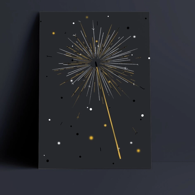 Открытка – Бенгальский Огонь