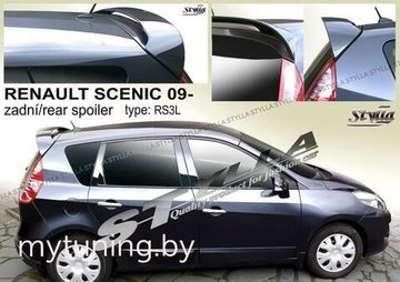 Спойлер для Renault Scenic 3