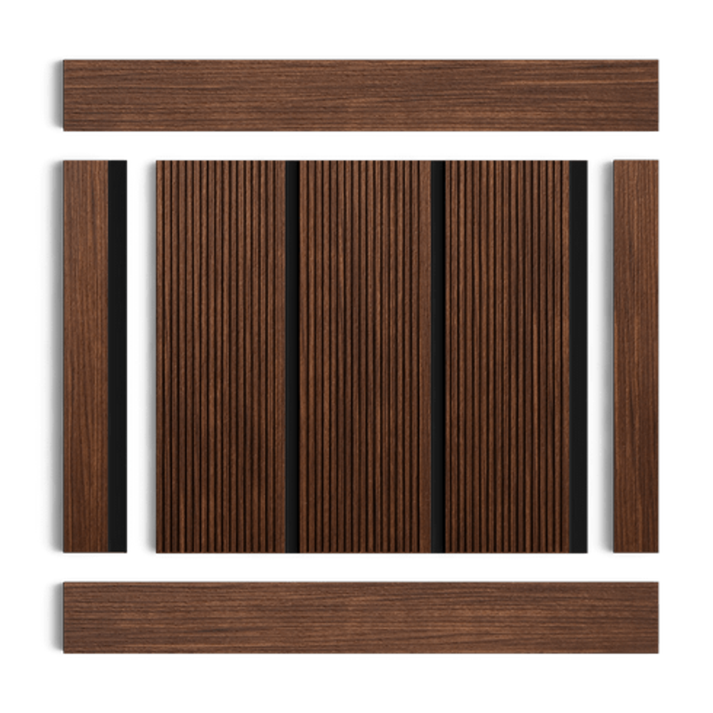 Стеновая панель HiWood декорированная, 270x12 см