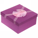 Коробка подарочная «Мечта» 19,5*19,5*9,5 см, лаванда