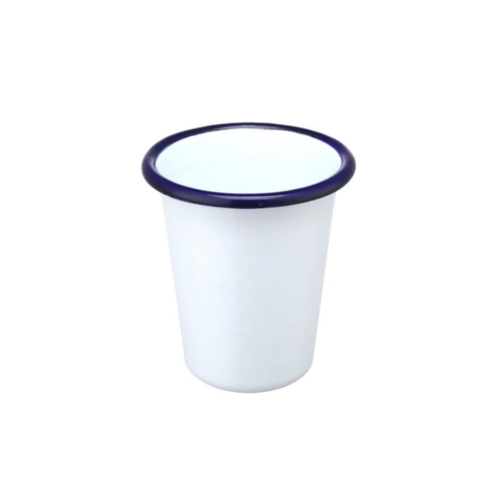 Чашка 450 мл без ручки d 9,3 cм h12,2 см Blue Rim эмалированая сталь SUNNEX [1]