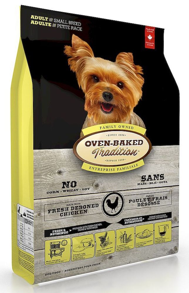 Oven Baked Tradition Adult Dog Small Breeds корм для собак мелких пород со свежей курицей 2,27кг