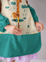 Фартук для творчества на завязках. Жираф