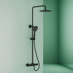 Душевая система Sancos Game с термостатом черный, арт.SC3002MB