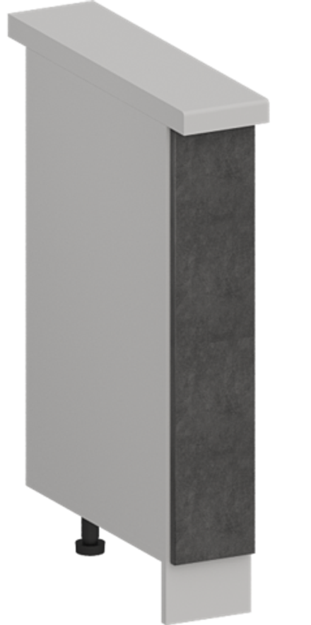 Кухня Модуль ШНБ 150 Белый / Бетон