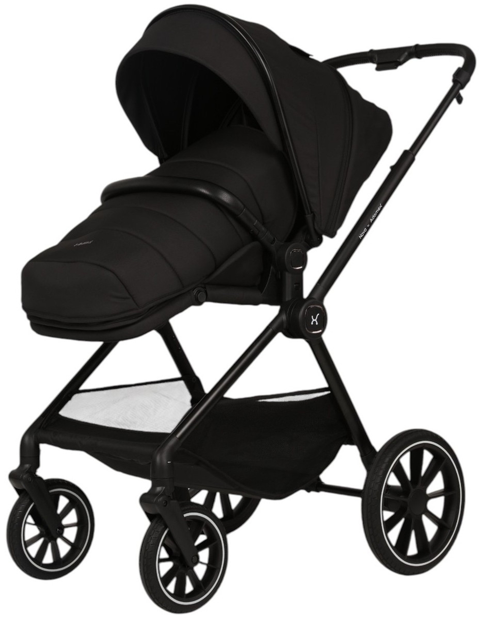 Детская коляска Adamex Nova 3 в 1 ЧЕРНЫЙ - BLACK