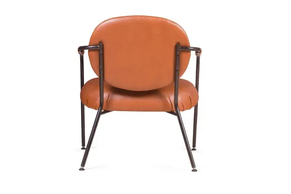 Лаунж-кресло Ego, коричневая экокожа