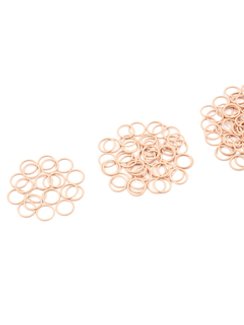 Кольцо Arta-F, 15 мм, металл, телесный 126