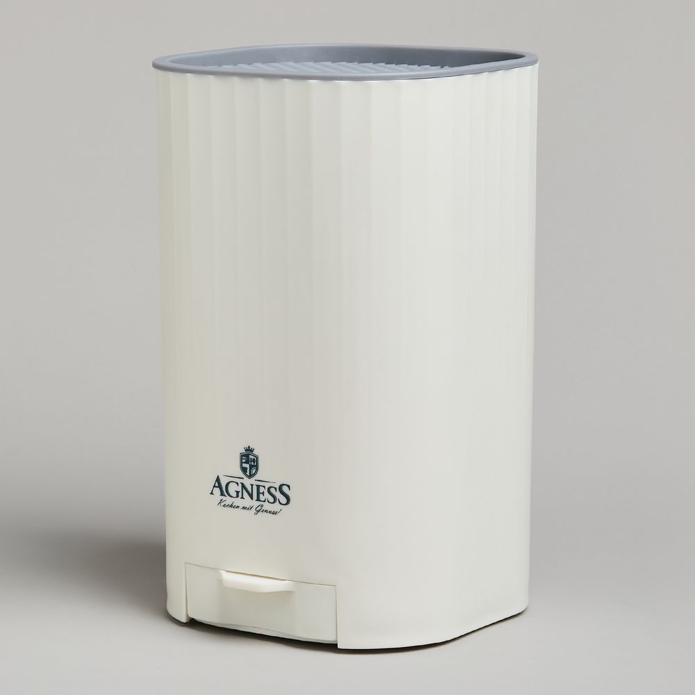 ПОДСТАВКА ДЛЯ НОЖЕЙ AGNESS С ТОЧИЛЬНЫМ КАМНЕМ 13,6*14,6*23 СМ