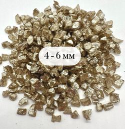 СТЕКЛЯННАЯ КРОШКА БЛЕСТЯЩАЯ БЕЖЕВАЯ 4 ФРАКЦИЯ