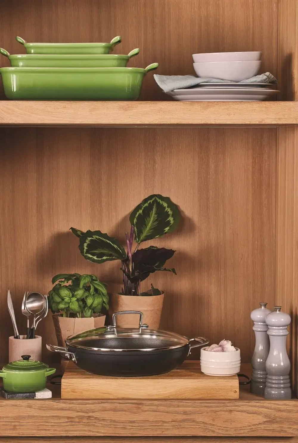 Le Creuset Набор из 2 мельниц 21 см черно-белый