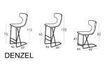 Полубарный стул Denzel