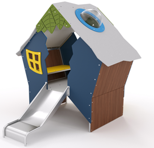 Детская горка «‎Избушка» (ВВ0111)