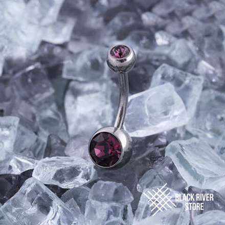 Банан IG Simple Amethyst CZ 2К