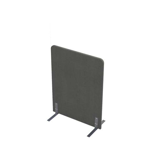 011.МПО.8011 Акустическая мобильная перегородка на стационарных опорах (800*450*1100)