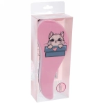 Расческа массажная детская «Pro Hair - Котик Луи», микс 4 цвета, 8*19 см (коробка PVC)