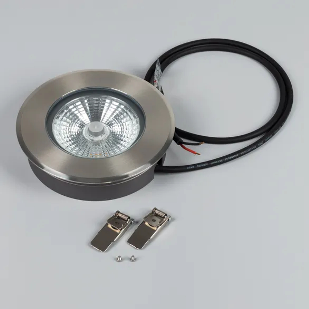 Светильник ART-GROUND-SLIM-R160-15W Warm3000 (SL, 30 deg, 24V) (Arlight, IP67 Металл, 3 года) 038167