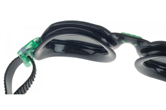 Очки для плавания Seac Aquatech тонированные стекла черный/зеленый