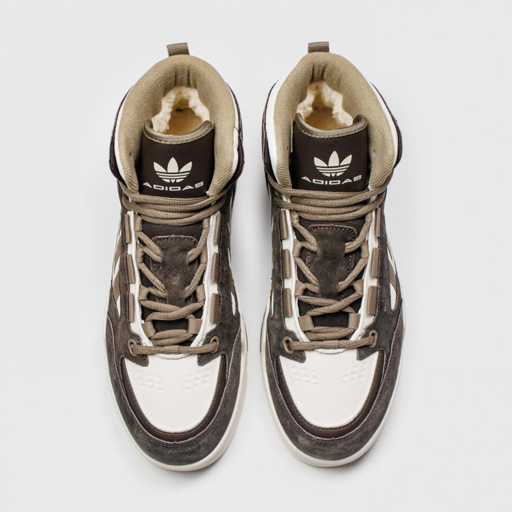 кроссовки Adidas ADI2000 Mid Brown / White Winter