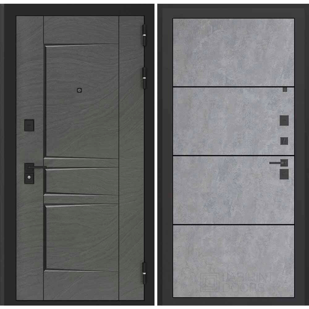 Дверь Входная Бункер BN-04 25 Бетон светлый