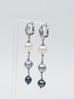 91001229 Серьги SELENA PEARLS