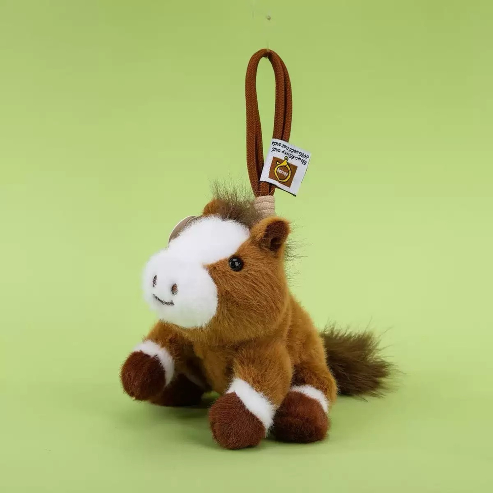 Мягкий брелок лошадка с шариковым наполнителем оптом