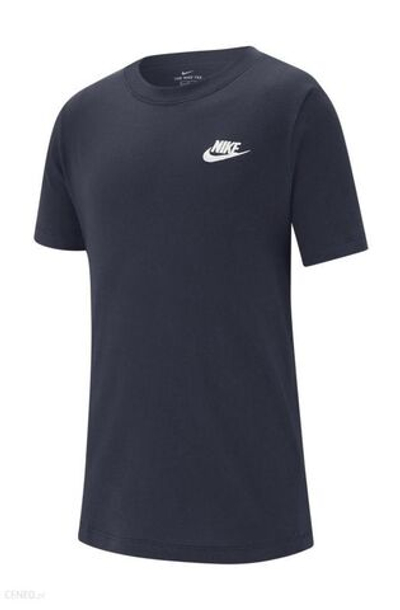 Футболка для мальчика теннисная Nike Sportswear B - obsidian/white