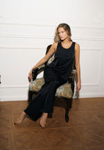 КОСТЮМ (БЛУЗА И БРЮКИ) ИЗ САТИНА