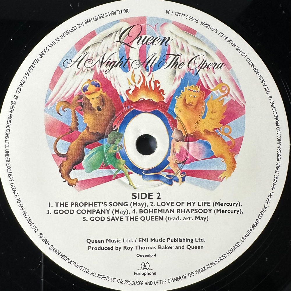 Queen ‎– A Night At The Opera (Англия 2009г.)