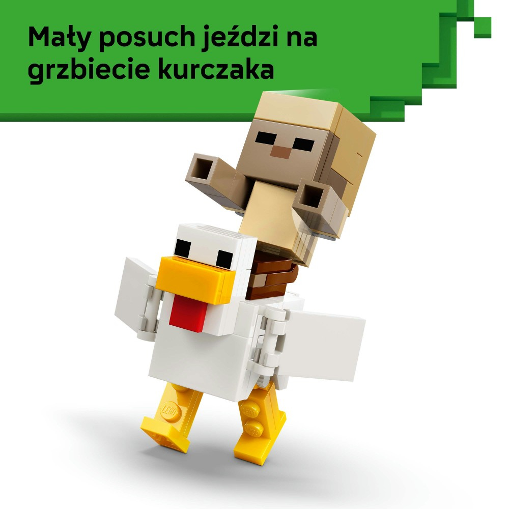Конструктор LEGO Minecraft 21592 Атака куриного всадника в пустыне — фото 4