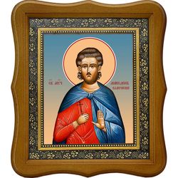 Македон Иллирийский мученик. Икона на холсте.