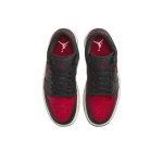 Женские кроссовки Air Jordan 1 Low 'Bred Sail' DC0774-061