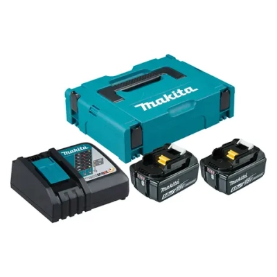 Makita PowerPack LXT аккумулятор BL1850B x 2шт + ЗУ DC18RC + кейс набор 198311-6