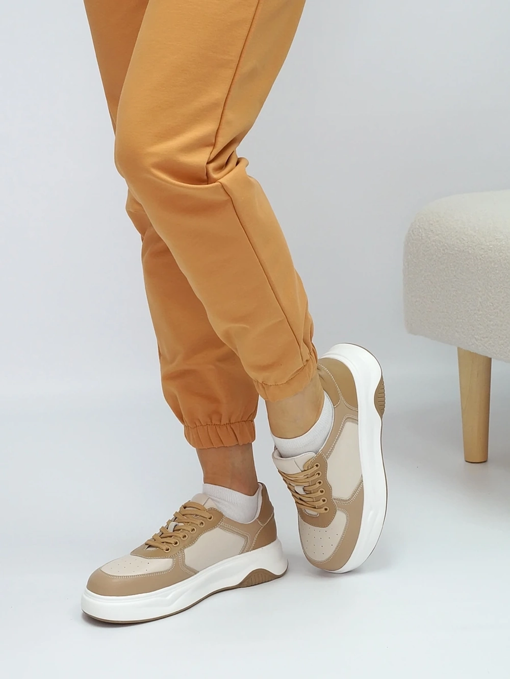 Кроссовки женские демисезонные натуральная кожа