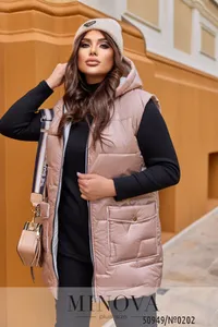 Жилет 0202-мокко Minova