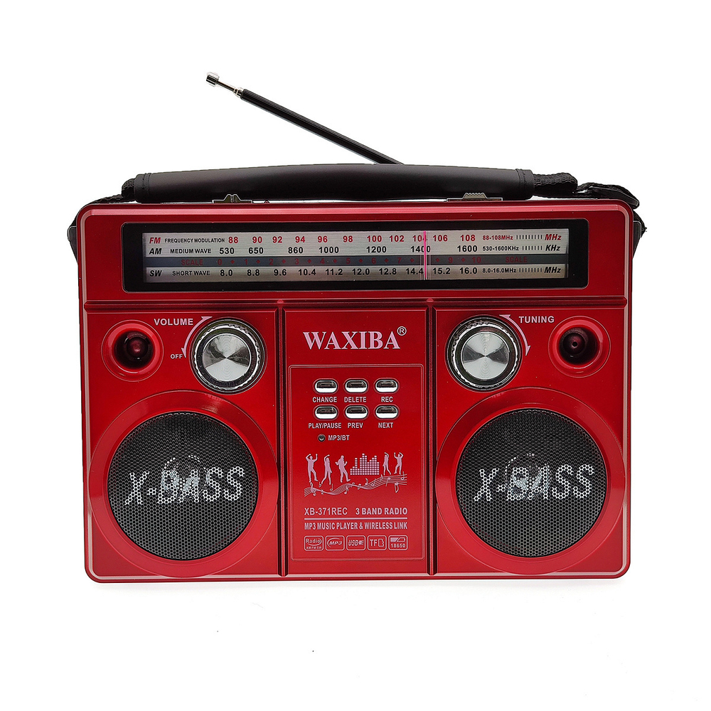 Радиоприемник Waxiba XB-371 REC USB/BT фонарик