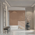 Панель реечная декоративная Кронапласт Legno Орех Пекан сливочный 2900х166х24,1 мм