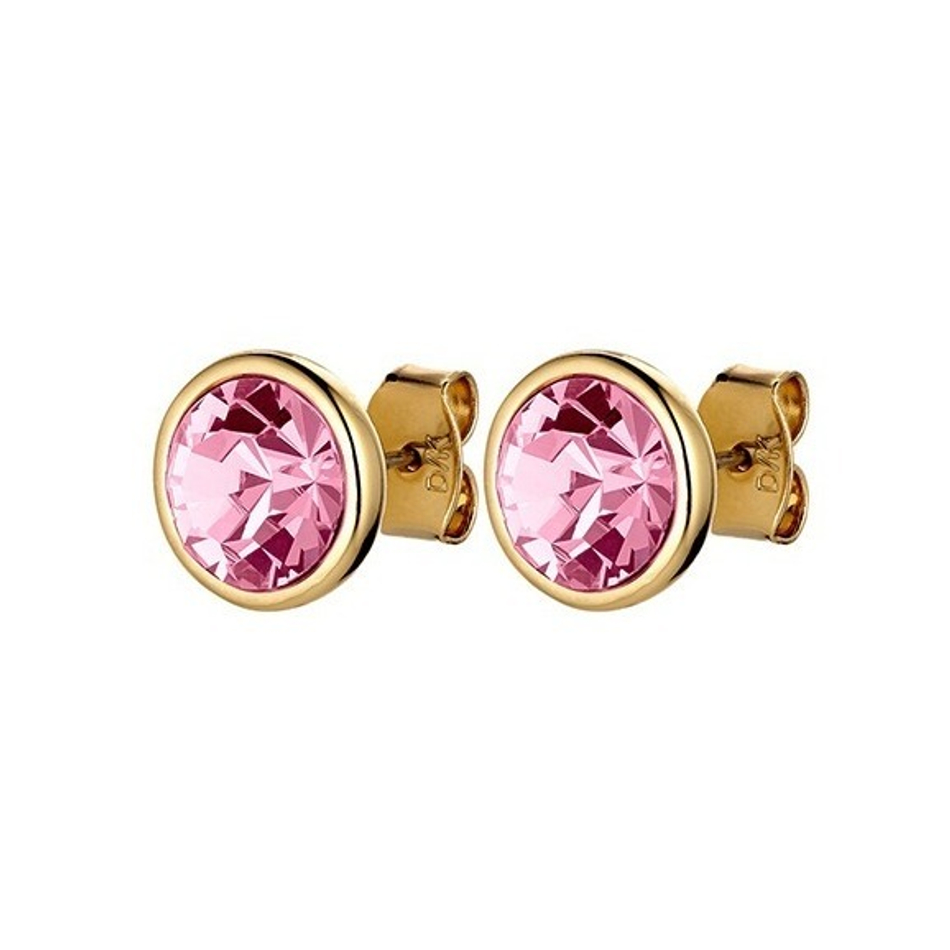 Серьги пусеты Dyrberg Kern DIA SG LIGHT ROSE 420000 R/G