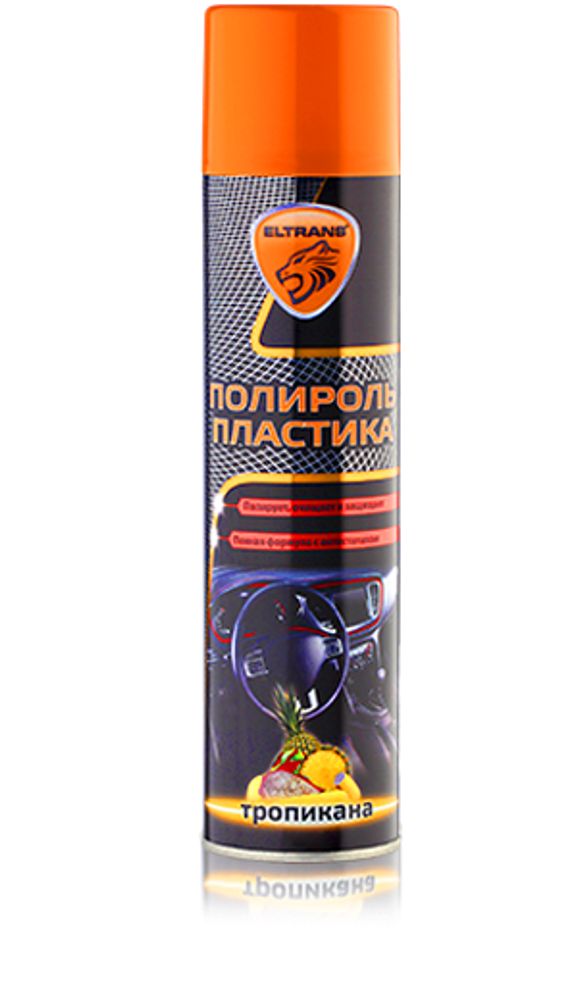 Полироль пластика 400 мл Тропикана (аэрозоль) (ЭЛТРАНС)