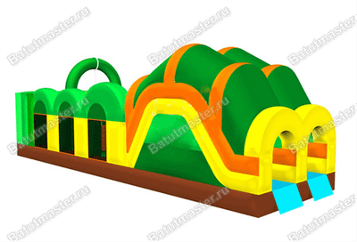 Надувная полоса препятствий "Зов джунглей"