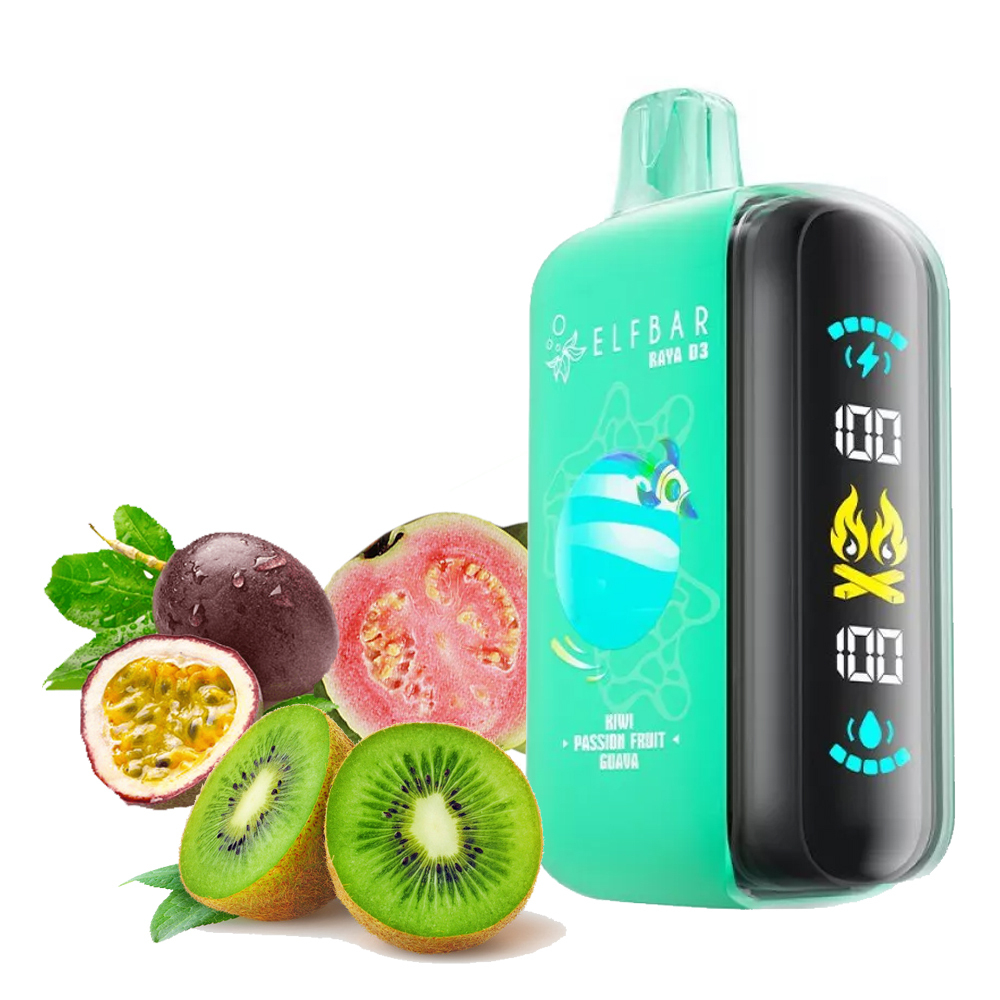 ELF BAR RAYA D3 - Kiwi Passion Fruit Guava (5% nic)