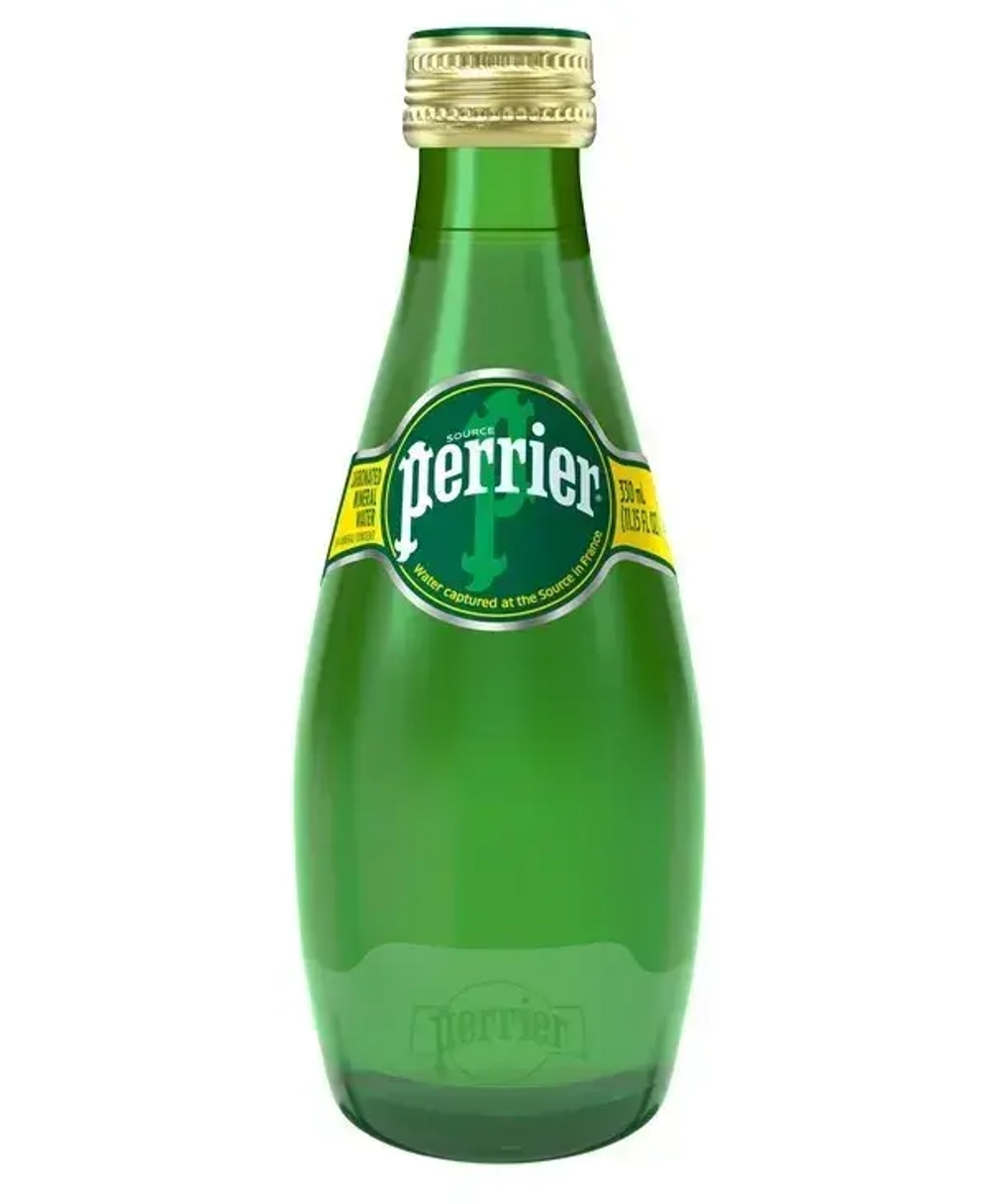 Вода газированная Perrier минеральная, 330 мл