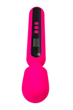 Ярко-розовый wand-вибратор Mashr - 23,5 см.